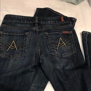 7 For All Mankind A Pocket Bootcut Flare Leg Jeans
